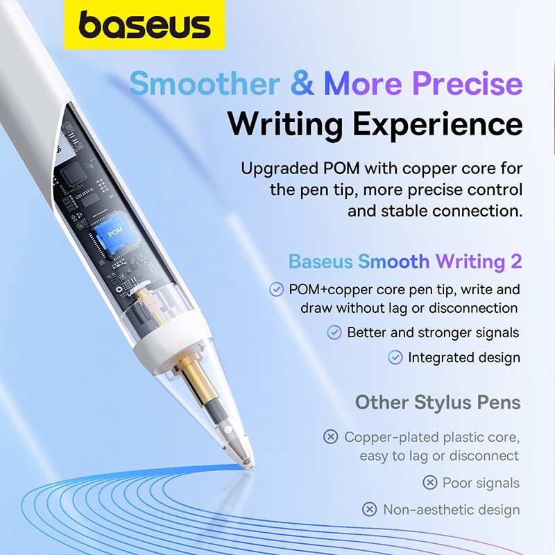 Bút Cảm ứng Stylus Baseus Chạm Mượt Toàn Màn Hình Cảm Ứng Hoạt Động Viết Cực Mượt Mà
