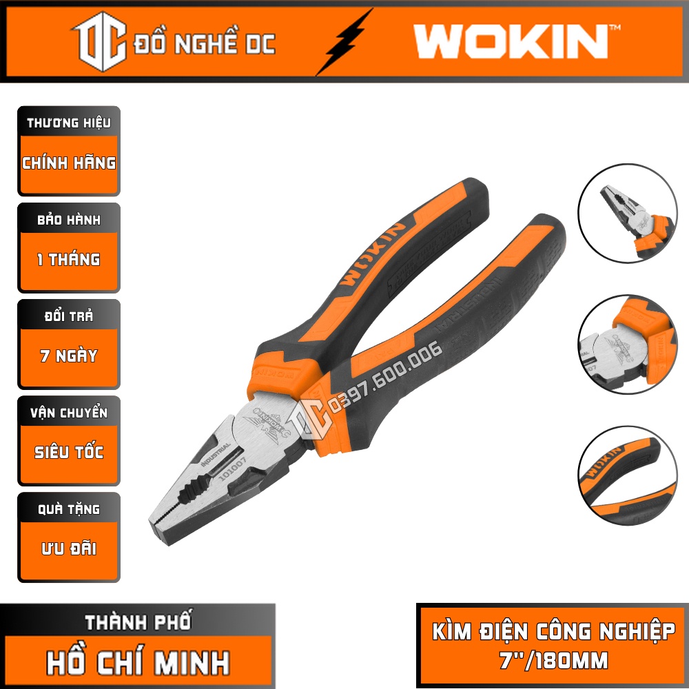 Kìm Điện, Kềm Răng đa năng công nghiệp 7