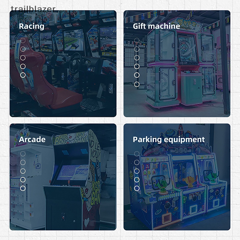 1 Nút Nhấn Đèn led Tròn Lớn 60mm 12v 32a Cho Máy Chơi game arcade Mới