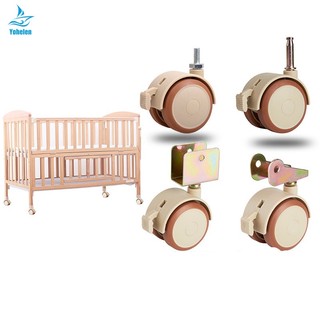 Bánh Xe Đẩy / Giường Ngủ Em Bé 2 "Bằng Chất Liệu nylon Kèm Bánh Xe Xoay Tiện Dụng