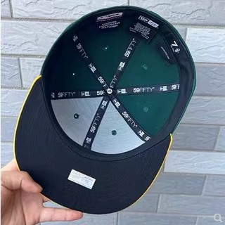 Mlb Mũ Lưỡi Trai Màu Xanh Lá Phong Cách Đội Bóng Chày Ocpic A 'S A' S