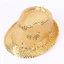 DARON Sequins Fedora Hat, Sequin Brilliant Dance Jazz Cap, Cowboy Caps Sáng Bóng Hip Hop Sáng Tạo Lấp Lánh Mũ Jazz