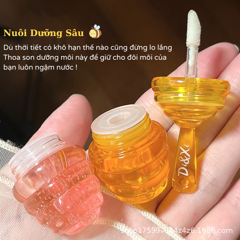Son Dưỡng Hũ Mật Ong Dixi Giúp Môi Căng Mọng Little Honey Giảm Nứt Nẻ Khô Môi, Giảm Thâm Xạm Môi
