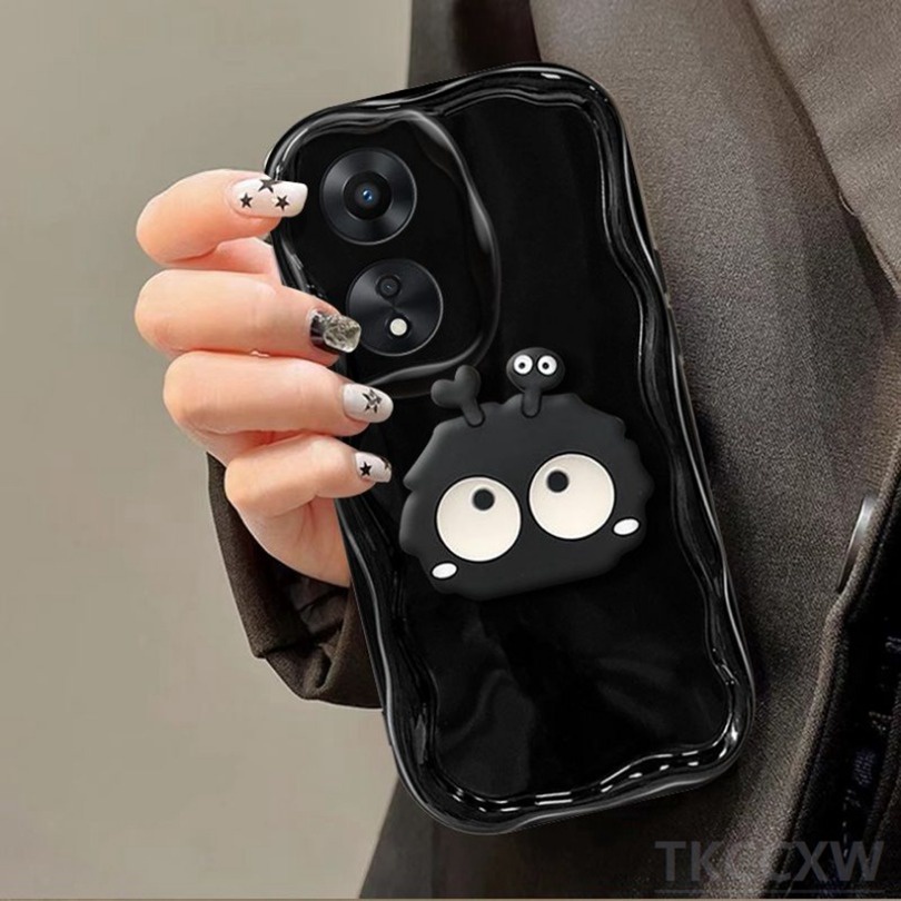 Ốp Điện Thoại Mềm Viền Cong Họa Tiết Đôi Mắt Hoạt Hình 3D Cho Realme GT2 GT5 GT3 GT Neo 2T 3 5 SE GT Neo Flash GT Master Edition
