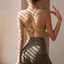 LASYYOGA Áo Ngực Thể Thao Dây Chéo Lưng Cao Tập Yoga Thể Dục Làm Đẹp Gợi Cảm