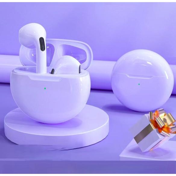 Tai nghe SenbenbaoTWS New Pro 6 có Mic nội tuyến cho cuộc gọi trong suốt pha lê - Tai nghe