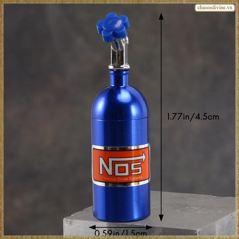 [K O G X] Bình Nitơ NOS Mô Phỏng Kim Loại Cho Xe Bánh Xích RC 1 / 10 TRX4 D90 D110 Trục Scx10 90046