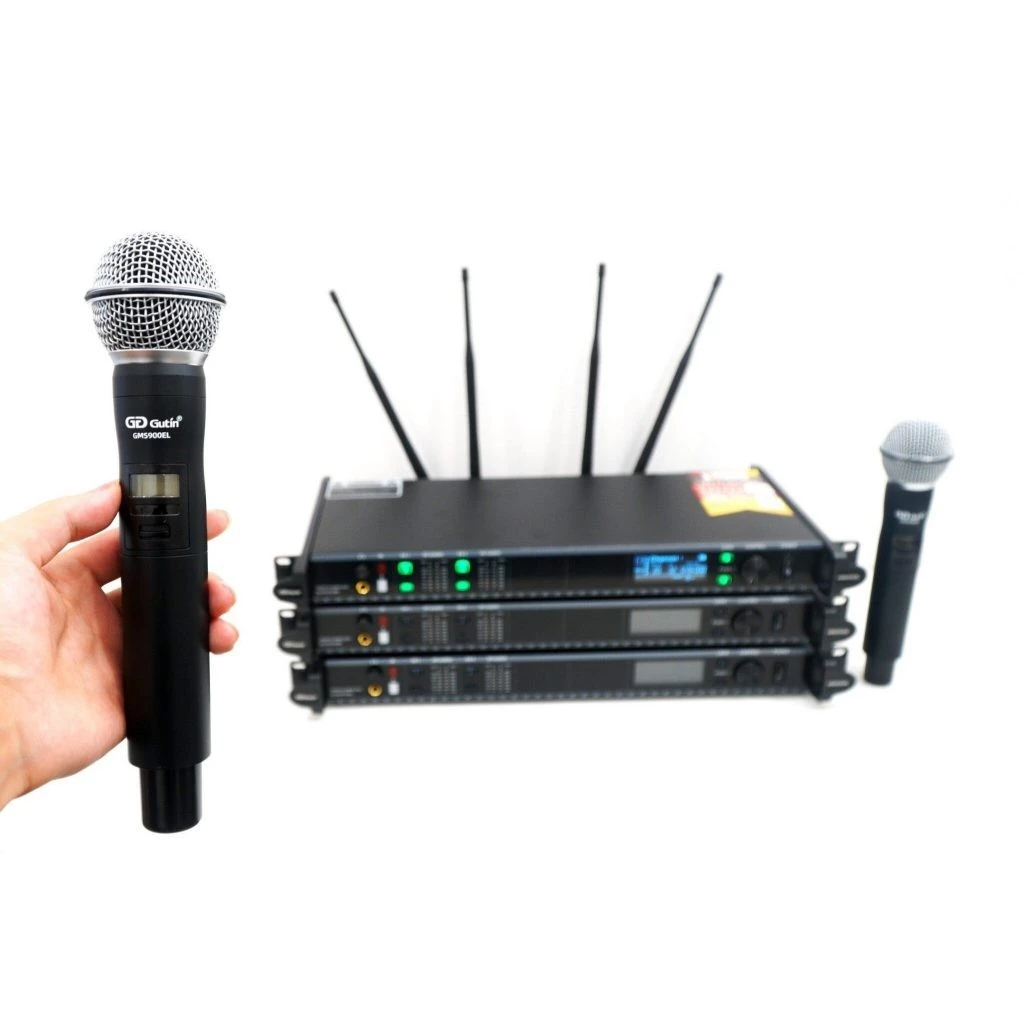 Micro Không Dây Gutin GMS900EL HÀNG CAO CẤP, Micro Karaoke Đức, Mic Hay, Sóng Khoẻ, Sử Dụng Tiện Lợi