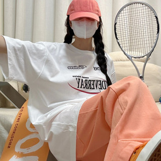 Áo Thun Cotton Tay Ngắn Cổ Tròn Phong Cách Hàn Quốc Mùa Hè Cho Nữ