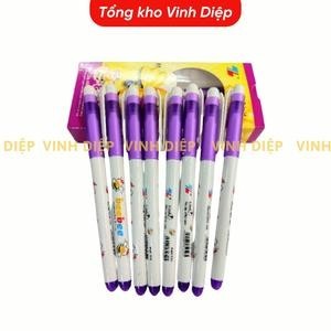 Hộp 10 Chiếc Bút bebe, Bút Dạ Kim Màu Tím Viết Êm, Màu Đẹp