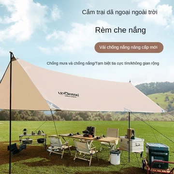 Lều cắm trại dã ngoại Cắm trại ngoài trời che nắng chống mưa chống nắng Lều trại hình vuông cỡ lớn Lều dã ngoại keođen