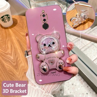 ốp lưng redmi 8 redmi 8a Ốp Điện Thoại tpu Dẻo Mạ Màu 3d In Hình Gấu Nhỏ Đáng Yêu Có Giá Đỡ Cho redmi 8 redmi 8a