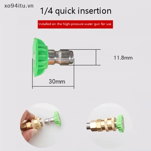 Đầu Nối xoitu 1 / 4 "Cho Máy Rửa Xe Áp Suất Cao 5 Đầu Nối Bằng Đồng vn