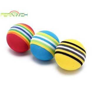 Bộ 10 Bóng golf Bằng Xốp Họa Tiết Kẻ Sọc Dùng Luyện Tập