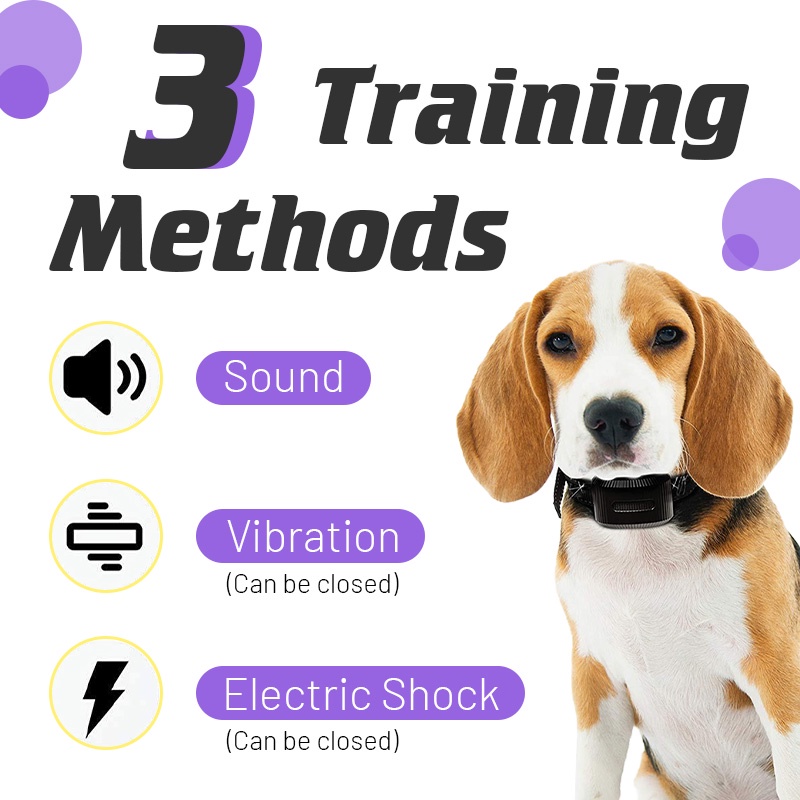 HamshMoc Có Thể Điều Chỉnh Cho Chó Chống Trầy Xước Cổ Điện Thông Minh Thú Cưng Tự Động Dừng sủa Chống Cắn Chó Đồ Dùng Huấn Luyện