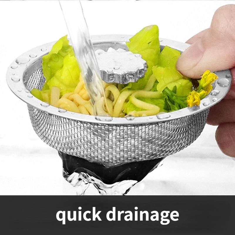 Lưới Lọc Bằng Thép Không Gỉ Thông Dụng Cho Bồn Rửa Nhà Bếp