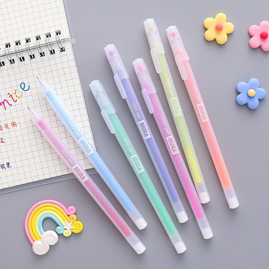 Bút mực gel cute , bút viết calligraphy ngòi 0.5mm nhiều màu dễ thương