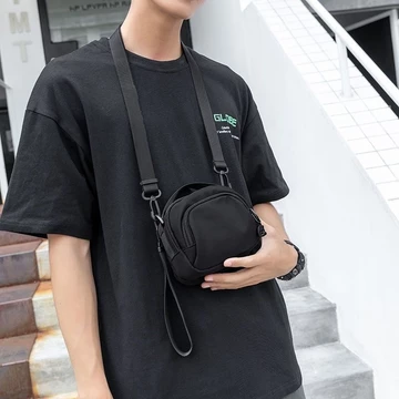 Thể thao chống thấm nước Túi tròn nhỏ Túi di động ngoài trời Ba lô đi xe đạp Ví đựng tiền xu Túi nhỏ Unisex Phong cách Túi nhỏ nữ Túi nhỏ hợp thời trang Túi nhỏ đeo vai nam Túi đeo vai nhẹ Túi xách na