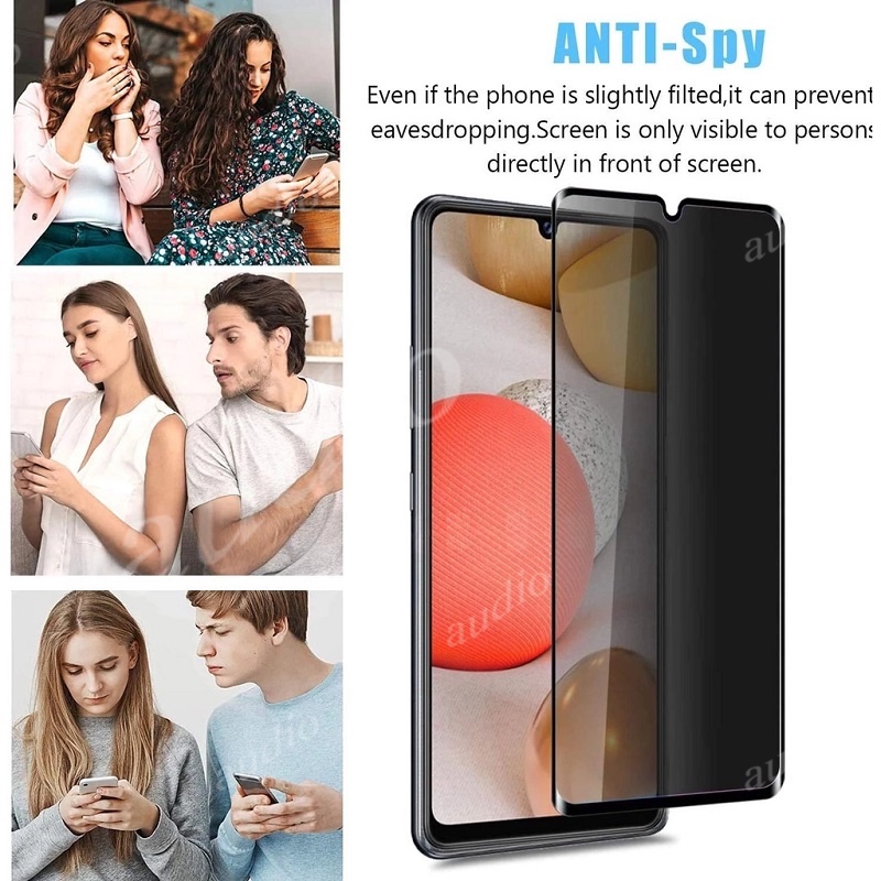Poco M7 Pro 5G 2in1 Màn hình riêng tư có màng ống kính cho POCO M7 Pro M7Pro 5G Bảo vệ màn hình riêng tư Phim kính cường lực cho PocoM7 Pro PocoM7Pro 5G Kính máy ảnh Mặt trước Phim chống gián điệp