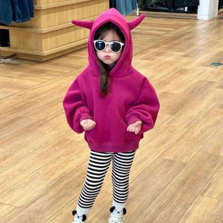 K18-[tomnaukids] Áo khoác Hoodie dấu quần bé gái siêu cưng  (FORM TO KHÔNG TĂNG SIZE) - Size 10-35Kg