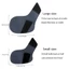DELMER Golf Iron Head Covers, Da PU Chống Thấm Nước Golf Da Câu Lạc Bộ Mũ, Đồ Chơi Golf Đầy Màu Sắc Bền Thực Tế Golf Putter Headcover Bãi Cỏ