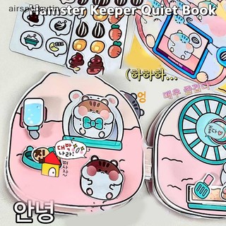 Airspeccutin Mới Nhãn Dán Hình Chuột hamster Thủ Công Nhỏ Yên Tĩnh diy Vui Nhộn Làm Quà Tặng Cho Bé Gái