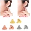 BTF 4 Chiếc Bông Tai Lưng Bộ Tai Thả Khóa Lưng Bông Tai Đa Năng Trang Trí Lưng Kẹp Lưng Thay Thế Bông Tai Nút Chặn