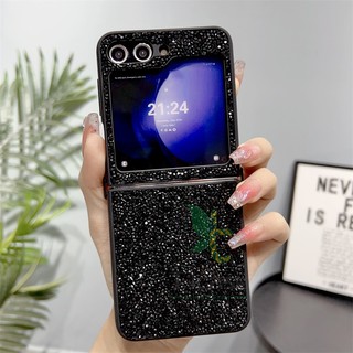 Sang Trọng Ốp Điện Thoại Cứng Chống Sốc Đính Kim Tuyến Cho samsung galaxy z flip 5 z flip 4 z flip 3