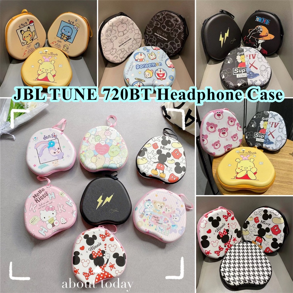 [Ngôi sao tương lai] Dành cho vỏ tai nghe JBL TUNE 720BT Phim hoạt hình hợp thời trang Tai nghe Earpads Túi lưu trữ Hộp đựng