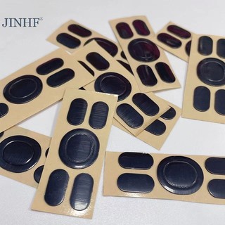 JINHF 1 Bộ Miếng Lót Chân Chuột Đen Cho G102 G304 Miếng Lót Chân Chuột Chống Trơn Trượt Miếng Dán HOT