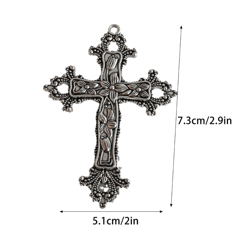 1 Cặp Kẹp Tóc Hình Chữ Thập Phong Cách Gothic Ngọt Ngào Cho Nữ