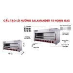 Lò nướng thực phẩm không khói Salamander 10 họng gas NEWSUN (Gía bán chưa bao gồm phí Newsun vận chuyển) — ảnh 5