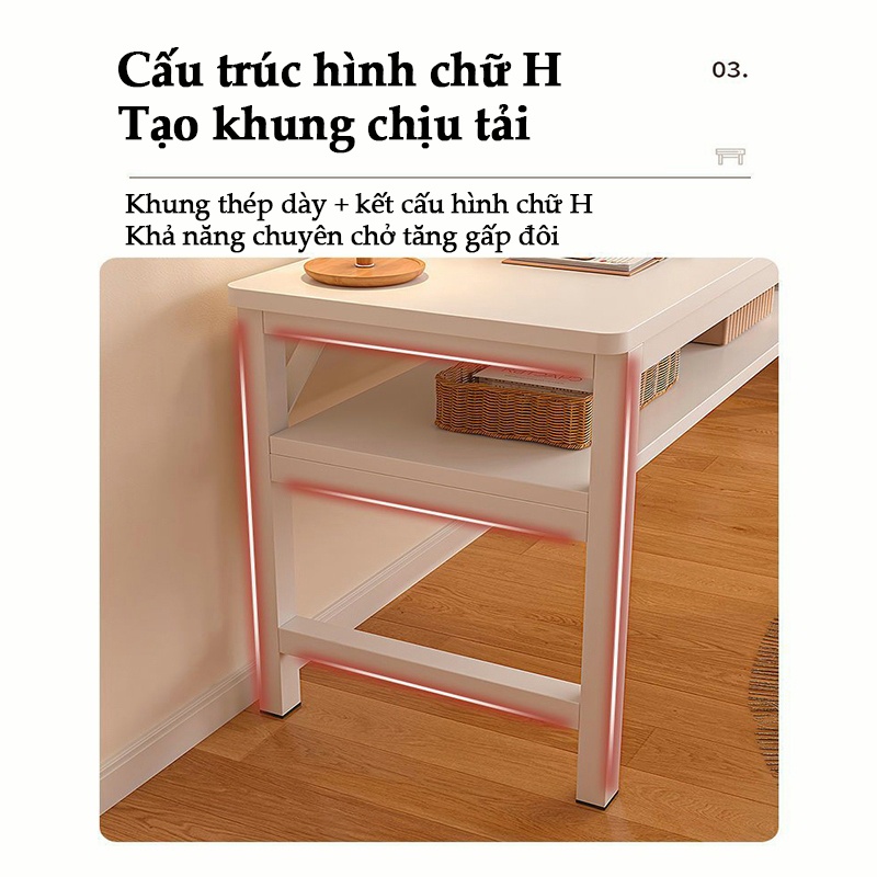 SUNNY Bàn Học Hai Tầng Máy Tính Bàn Viết Thiết Kế Cuộc Sống