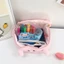 ST2 Sanrio Kuromi Stitch Alien Phim hoạt hình dễ thương túi xách nữ sang trọng túi trang điểm đồ vệ sinh cá nhân túi lưu trữ dung tích lớn TS2