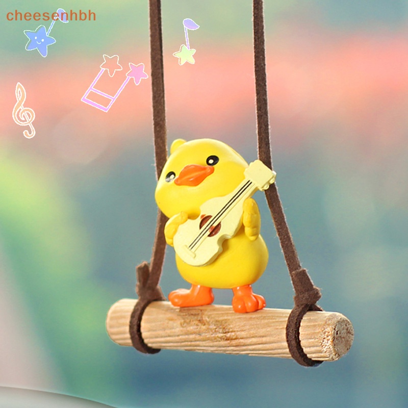 Phụ Kiện Treo Trang Trí Gương Chiếu Hậu Xe Hơi Hình Chú Vịt Hoạt Hình Dễ Thương