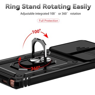 Ốp Điện Thoại Mỏng Có Giá Đỡ Dạng Trượt Bảo Vệ camera Cho samsung note 20 ultra m13 m23 m33 m53 m42