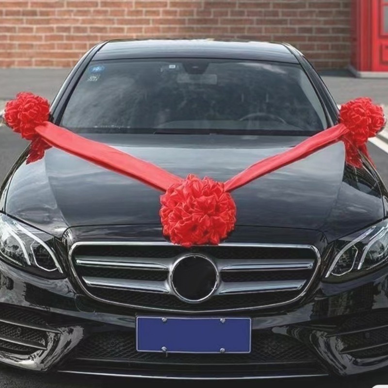 Bóng Ruy Băng Lớn Đa Năng Cắt Hoa Đỏ Trang Trí Tiệc Cưới / Lễ Kỷ Niệm
