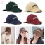 Mũ bóng chày Cotton mềm thêu chữ trơn cho nam nữ Hip Hop có thể điều chỉnh Snapback thông thường Mũ che nắng ngoài trời mới