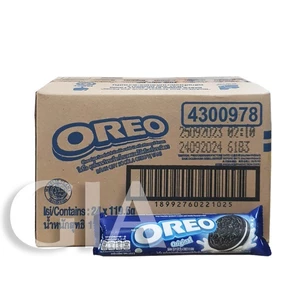 Thùng 24 cây bánh quy Oreo vani 133g