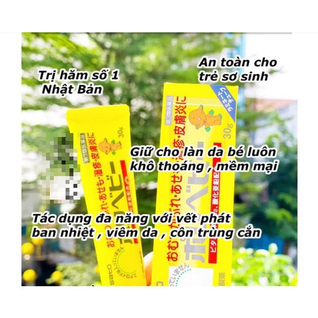 Kem Hăm Sato - Kem Hăm Cho Bé Sơ Sinh Chăm Sóc Da Nhẹ Nhàng Làm, Các Vết Gây Ra Từ Tã Nhập Nhật 30g