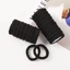 CORALTIDE 10 Chiếc Dây Buộc Tóc, Dây Cao Su Dày, Màu Trơn Co Giãn Scrunchie Phụ Kiện Tóc Đuôi Ngựa Giá Đỡ Bé Gái