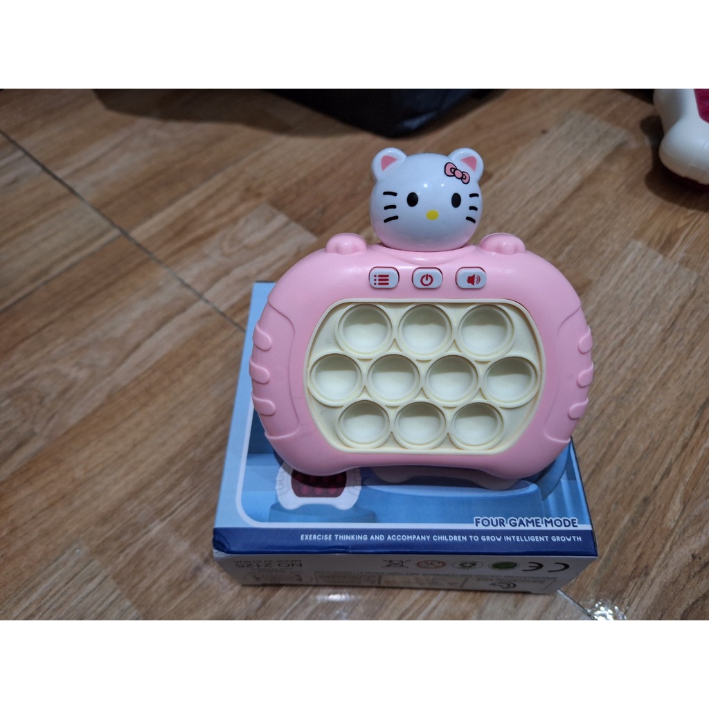 Máy Chơi Điện Tử Pop It,bopit Thế Hệ Mới Đồ Chơi Bóp Bóp Hình cua  Có Nhạc có đèn