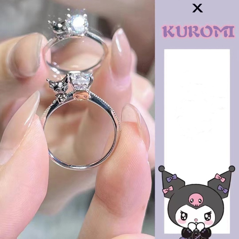 Women's Moissanite Ring, adjustable by Ruili Nhà trang sức cao cấp