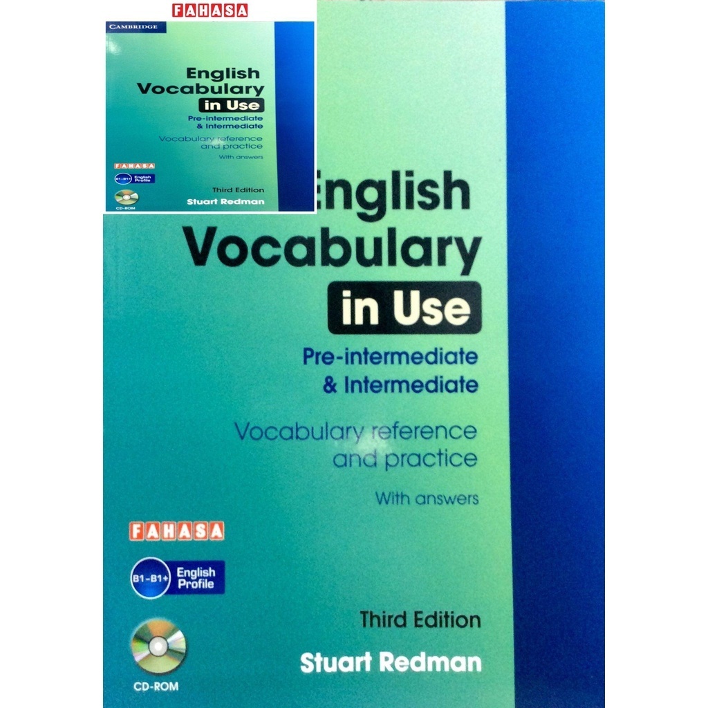 English Vocabulary In Use: Pre-Intermediate & Intermediate Book With  Answers With | Shopee Việt Nam