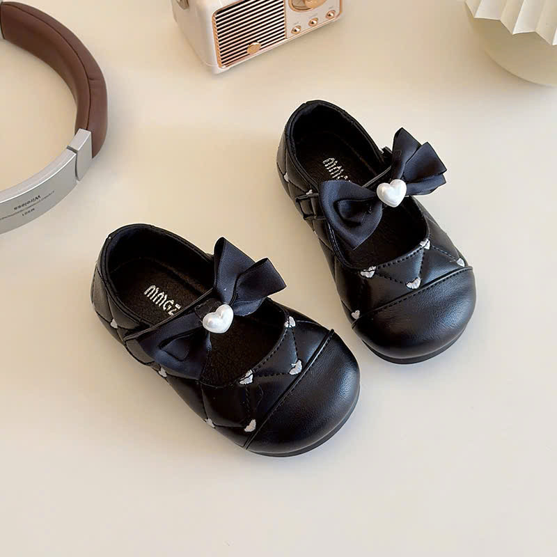 giày búp bê bé gái tập đi chống trượt nhẹ êm chân mẫu mới nơ xinh xắn có quai dán cho bé từ 6m 5907 ( ảnh thật )