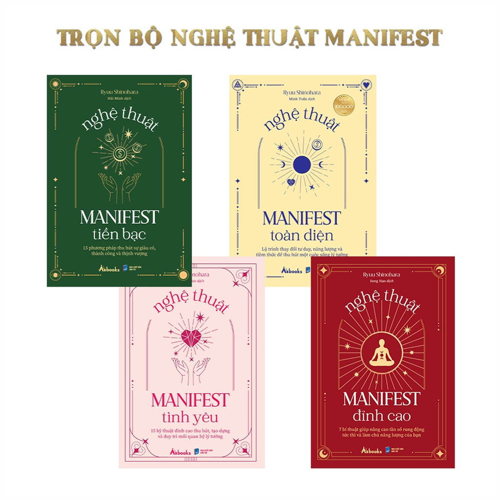 Sách - Trọn Bộ Nghệ Thuật Manifest - Ryuu Shinohara ( 4 cuốn ) [Nhà ...