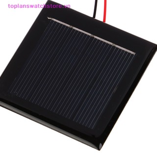 Toplanswatchstore Set 5 Tấm Pin Năng Lượng Mặt Trời 2v120ma Có Dây Điện epoxy vn