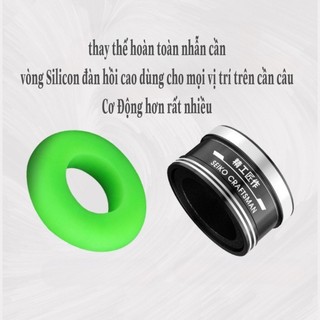 Vòng Silicon Xanh Cao Cấp  Co Giãn Tốt Cơ Động Hơn Di Chuyển Mọi Vị Trí Trên Thân Cần