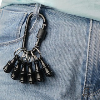 POCKETN 6Pack 1 / 4 "Chuôi lục giác, Bộ phận dụng cụ khoan điện Giá đỡ mũi tuốc nơ vít, Chuyển đổi chất lượng cao Thanh mở rộng phát hành nhanh đa chức năng ngoài trời