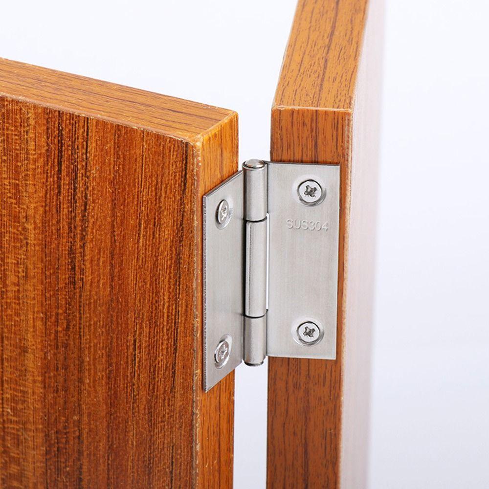 NOTE1 1 Cái Bản Lề Chữ Thập, Phụ Kiện Cửa Sổ 1 / 1.5 / 2 / 2.5 / 3 Inch Bản Lề Cửa, Vòng Gấp 201 Thép Không Gỉ Lõi Nhôm Nội Thất Phần Cứng Cửa Sổ Tủ Tủ